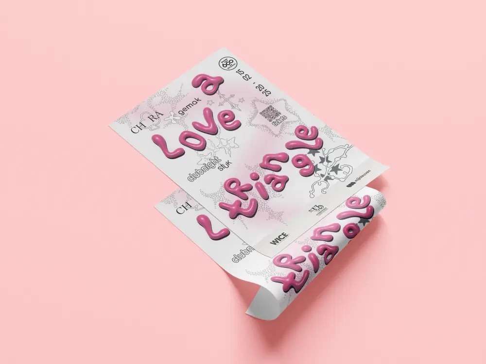 Chora x gemak! x STUK event poster mockup
