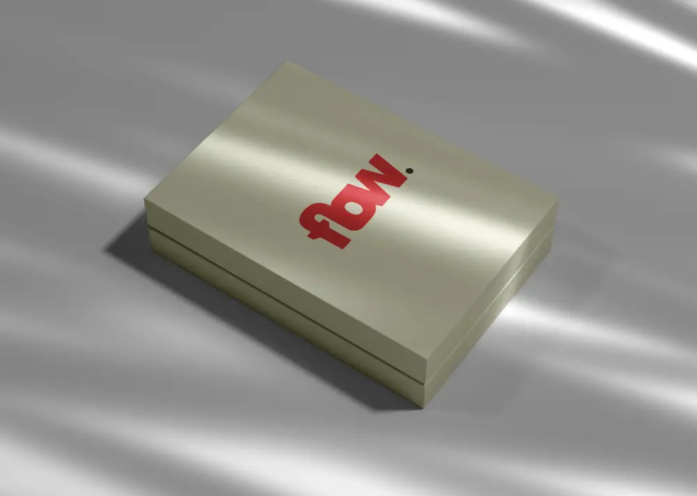flow. brand identity book mockup