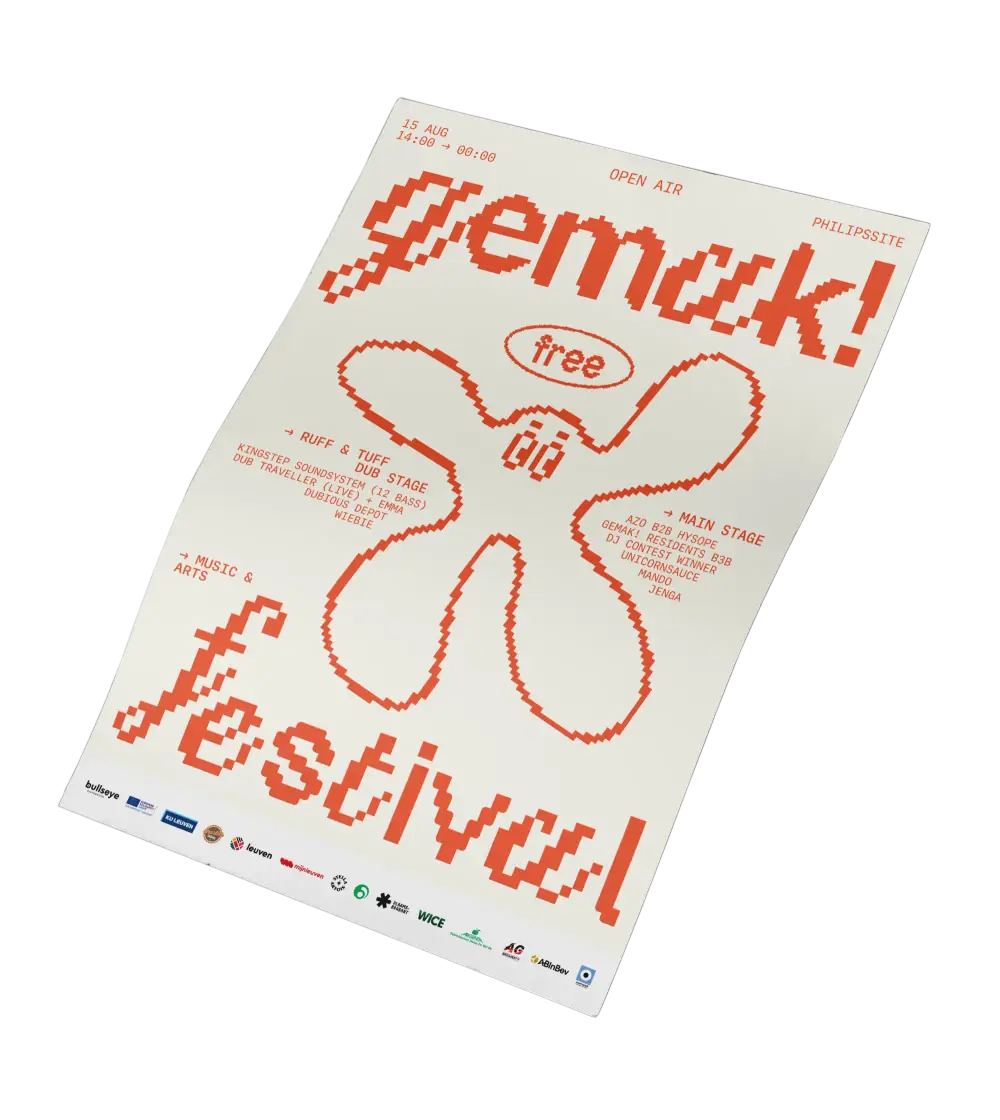 Affiche van gemak! festival