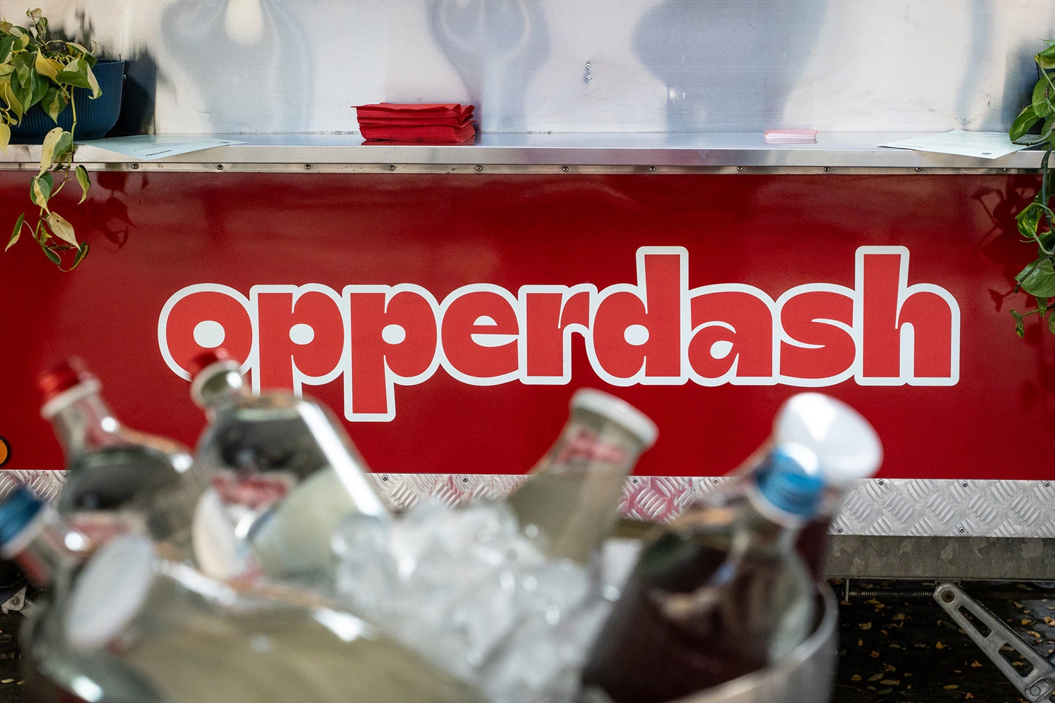 OpperDash food truck sticker design