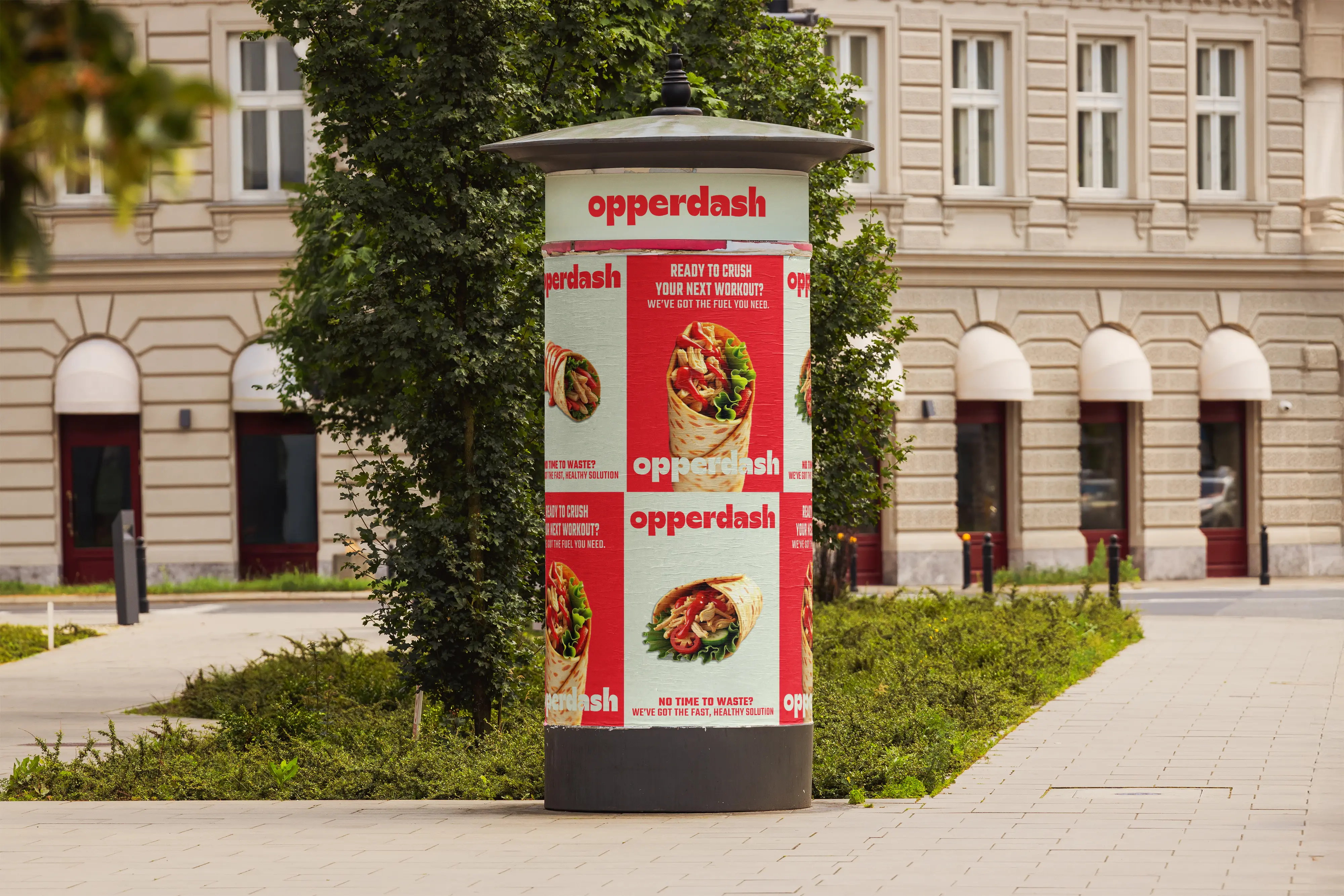 ...opperdash sticky poster mockup