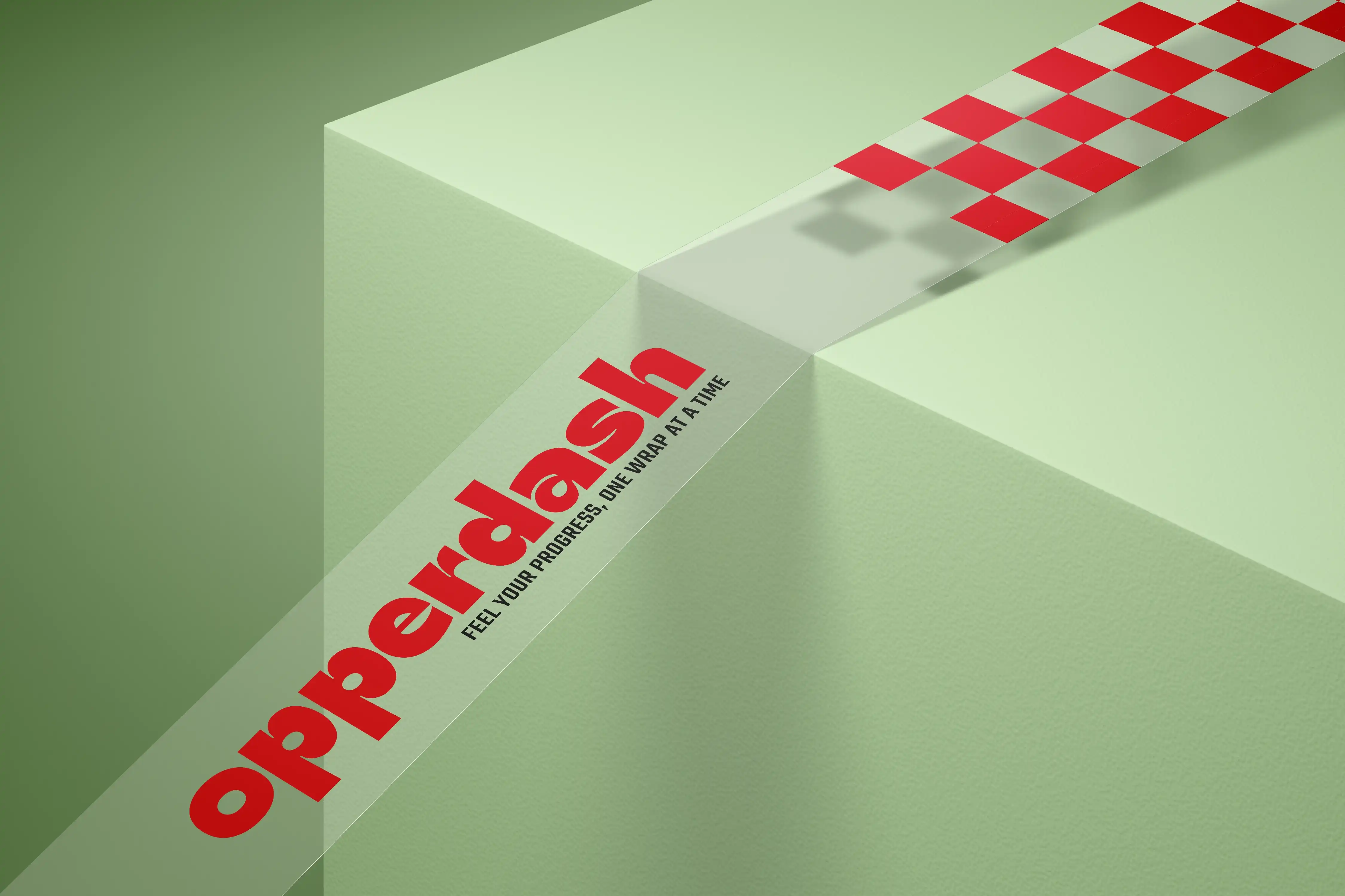 ...opperdash transparent tape mockup